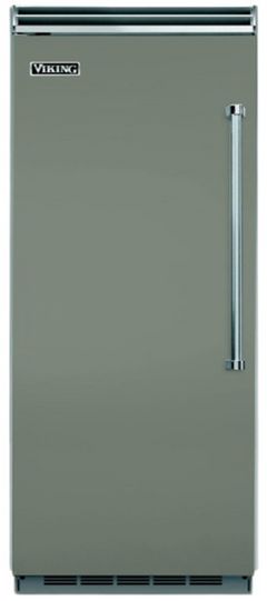 Viking® 5 Series 15.9 Cu. Ft. Eucalyptus Left Hinge Column Freezer