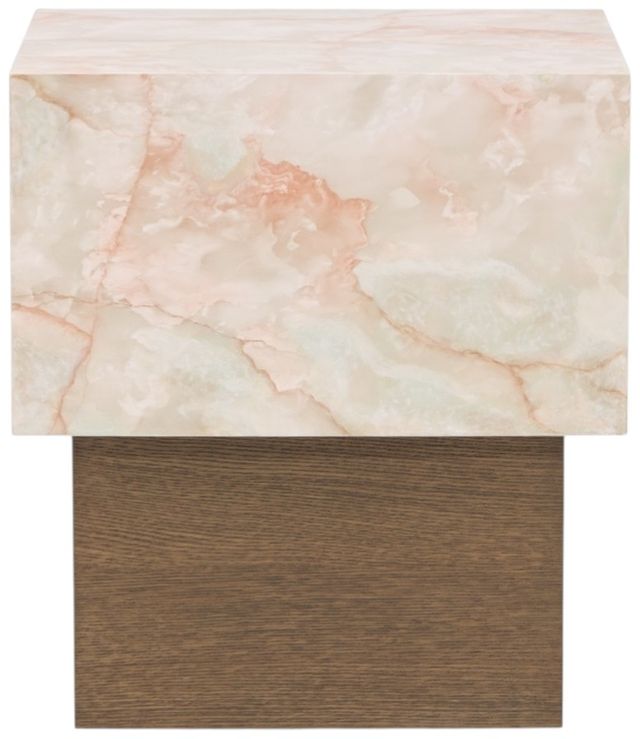 Michael Amini® Portrait Sienna Brown End Table-2