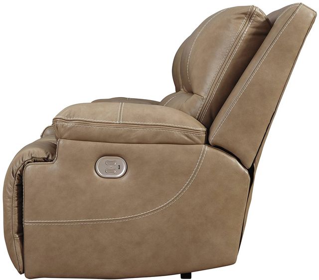 Signature Design by Ashley® Ricmen Putty Power Reclining Loveseat with Console-2