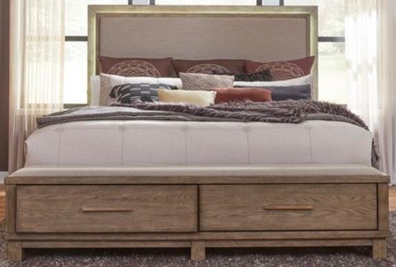 Liberty Furniture Canyon Road 2-Piece Burnished Beige Bedroom Set-1