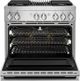 JennAir® NOIR™ 36" Stainless Steel Pro Style Dual Fuel Range-1