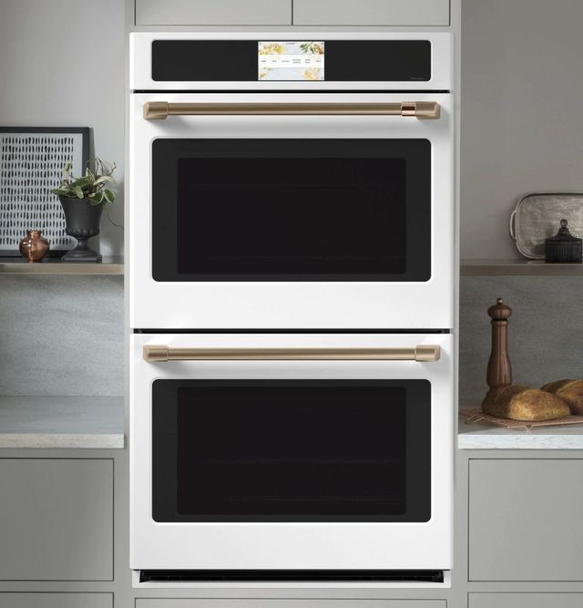 Café™ Professional Series 30" Matte White Double Electric Wall Oven-9