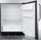Summit® 24" 5.5 Cu. Ft. Stainless Steel Compact Refrigerator-2