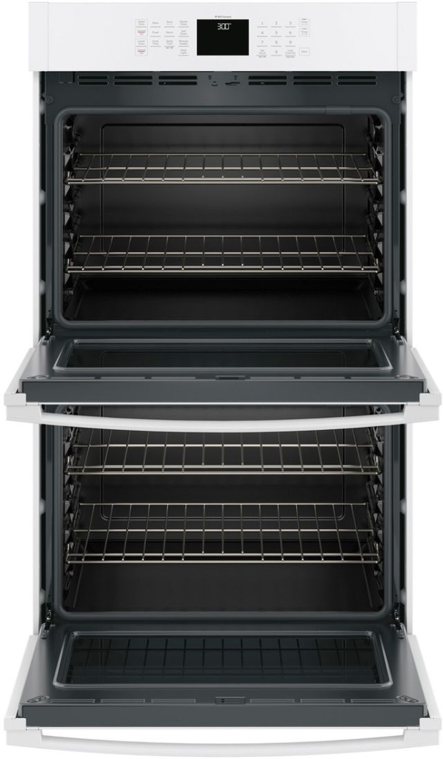GE® 30" White Electric Built In Double Oven-2