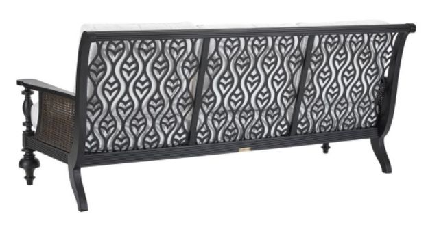 Lane Venture® Hemingway Islands Black Truffle/White Sofa-2