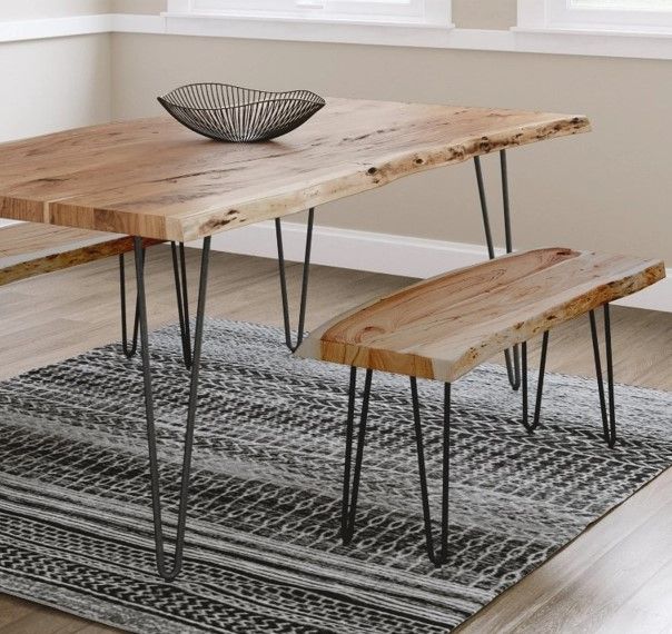Jofran Inc. Nature's Edge Natural 48" Dining Bench-1