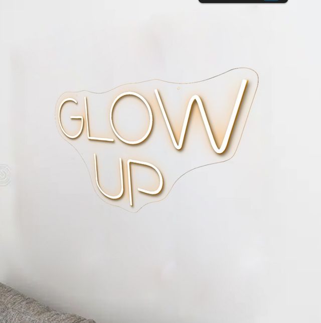 Classy Living Enlightened Glow Up Neon Sign-3