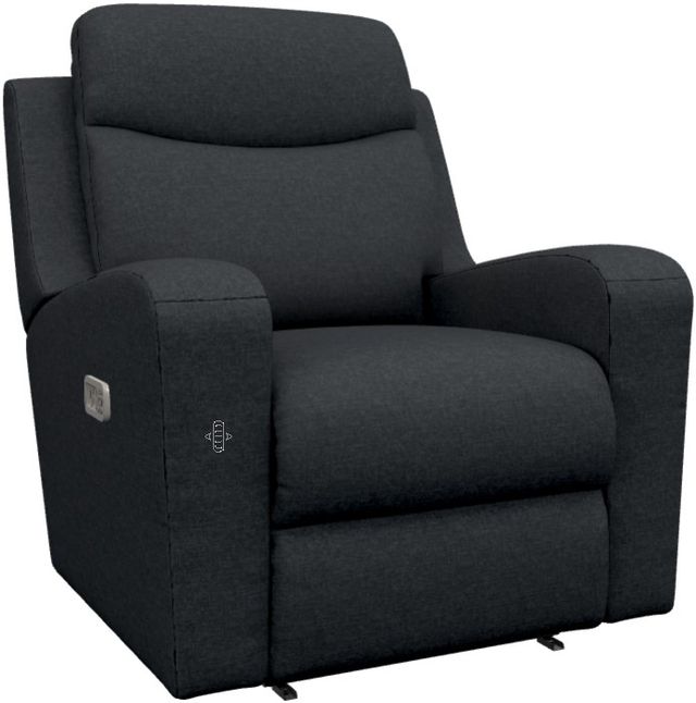 La-Z-Boy® Emmons Storm Power Wall Recliner with Headrest and Lumbar-0