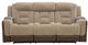 Signature Design by Ashley® Ultimax Brownstone Power Reclining Sofa with Adjustable Headrest-3