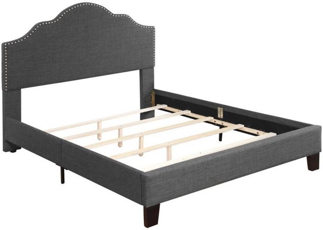 Emerald Home Madison Charcoal King Upholstered Panel Bed-3