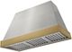 AGA Euclid 48" Stainless Steel Wall Mounted Range Hood  with Antique Brass Trim-0