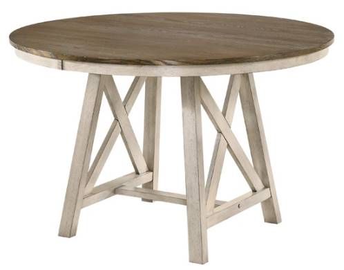 American Wholesale Furniture Somerset 5-Piece Vintage Crème Dining Set-1