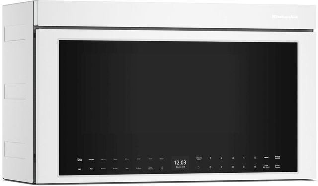 KitchenAid® 1.1 Cu. Ft. White Over The Range Microwave-1