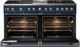 Viking® 5 Series 60" Slate Blue Pro Style Dual Fuel (LP) Range with Polished Chrome Trim-1
