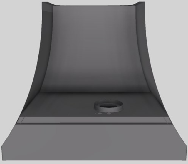 Vent-A-Hood® Designer Series 36" Gunsmoke Wall Mounted Range Hood-3