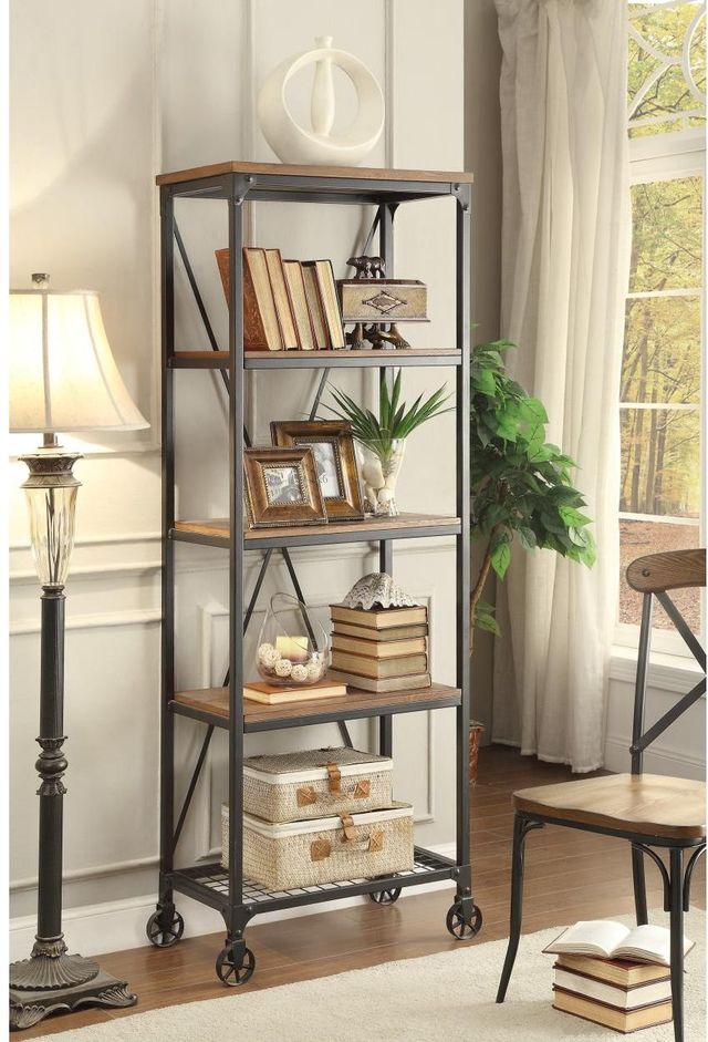 Mazin Furniture Millwood 26” Bookshelf-2