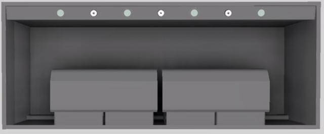 Vent-A-Hood® Designer Series 60" Gunsmoke Wall Mounted Range Hood-3