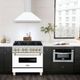 ZLINE Autograph Edition 36" White Matte Wall Mounted Range Hood -1