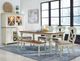 Liberty Furniture Ocean Isle 6-Piece Bisque/Natural Pine Table Set-1