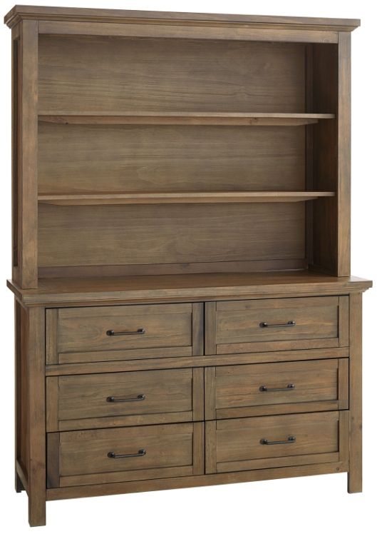 Westwood Design Westfield Harvest Brown Bookcase-1