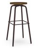 Amisco Customizable Button Swivel Spectator Stool-0