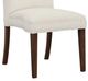 Fairfield® Customizable Entree Dining Concave Short Back Armless Stack Chair with Tobacco Legs and Buttons-2