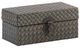 A & B Home Anthony Venetucci 3-Piece Brown Decorative Box Set-3