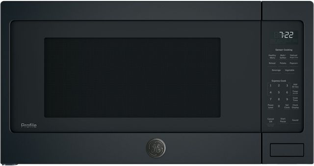 GE Profile™ 2.2 Cu. Ft. Black Slate Countertop Sensor Microwave-0