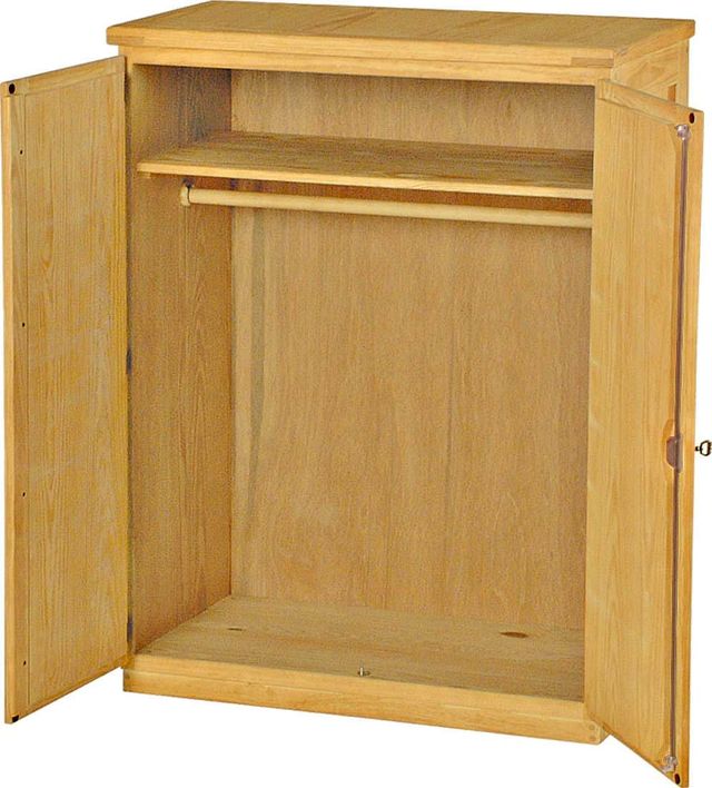 Crate Designs™ Furniture Classic Lacquer Top Small Closet Armoire-0