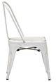 Liberty Furniture Vintage Antique White Distressed Metal Bow Back Side Chair-2