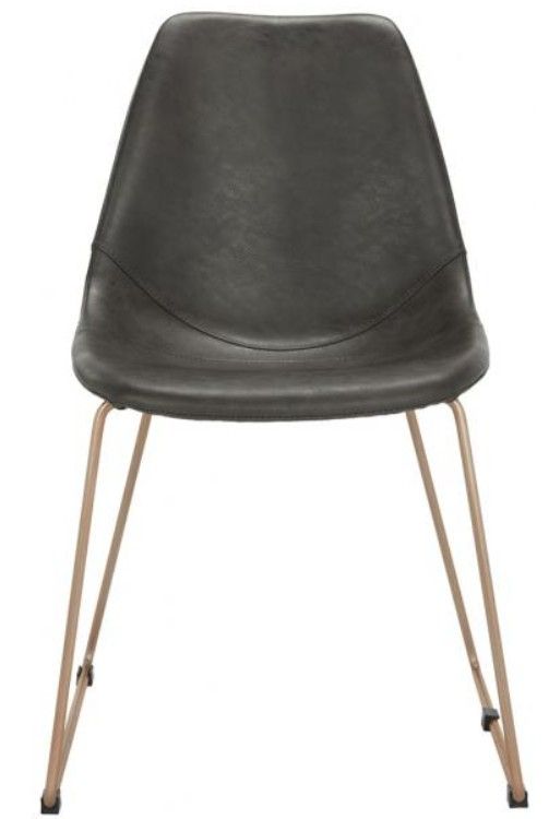 Safavieh Dorian 2-Piece Copper/Gray Dining Side Chair Set-2