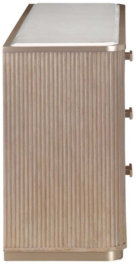 Michael Amini® West Kensington Sea Salt Caramel Sideboard-3