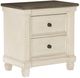 Homelegance® Weaver Antique White/Rosy Brown Nightstand-0
