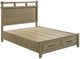 Coaster® Hazlewood Vineyard Oak 59" Panel Storage Queen Bed-0