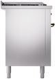 Ilve® Nostalgie II Series 60" Stainless Steel Pro Style Dual Fuel Range-3