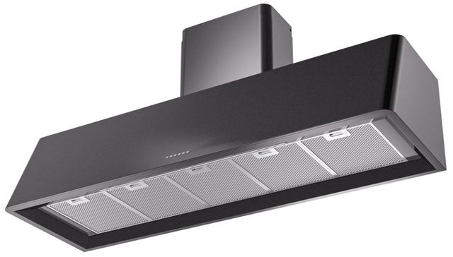 Ilve® Nostalgie II Series 60" Glossy Black Wall Mounted Range Hood-1