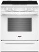 Whirlpool® 30" White Glass Top Slide-In Electric Range with Air Cooking Technology-0