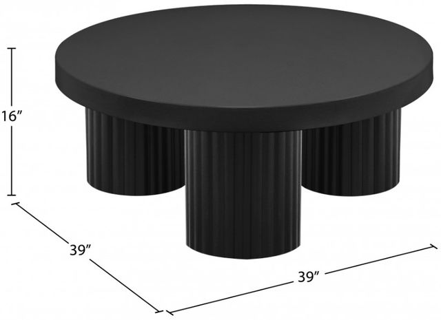 Meridian Furniture Rhodes Black Coffee Table-3