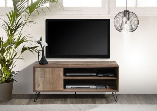 Milton Greens Stars Rustic Oak 47" 1-Cabinet TV Stand-2