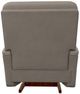 La-Z-Boy® Ava Ivory Leather Power Rocking Recliner with Headrest-4
