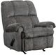 American Wholesale Furniture Galen Gray Manual Recliner-0