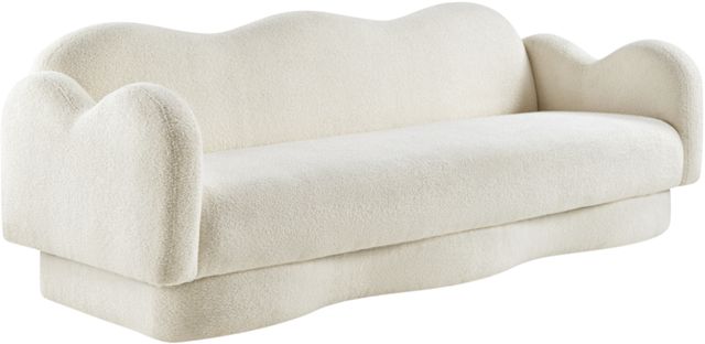 Meridian Furniture Bloom Cream 82" Upholstered Sofa-0
