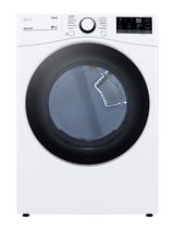 LG 7.4 Cu. Ft. White Front Load Electric Dryer