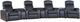 Coaster® Cyrus 7-Piece Black Home Theater Seating Set-0