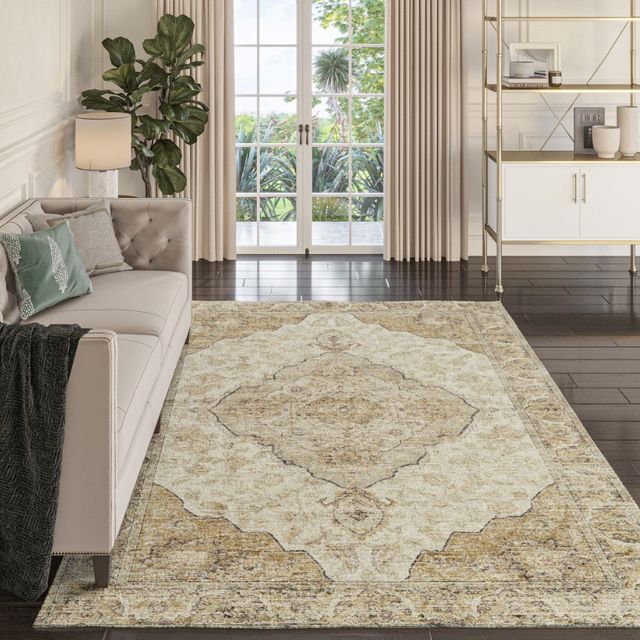 Dalyn™ Rug Company Tuscany TU9 Gold 5'x8' Area Rug-4