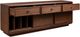 Four Hands Vincent Dark Brown Walnut Veneer Media Console with Record Storage-3