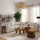 TOV Furniture Hangover 5-Piece Cream Performance Boucle L-Shape Modular Sectional-1