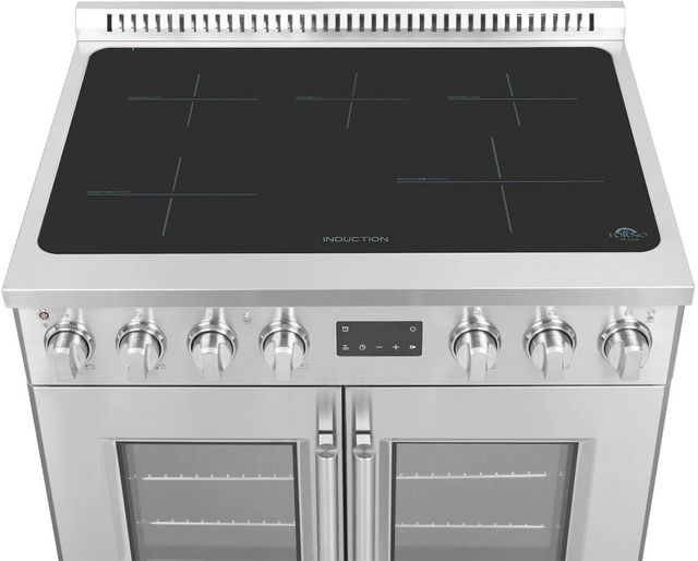 FORNO® Torino 36" Stainless Steel Pro Style Induction Range-3