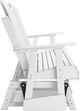 Signature Design by Ashley® Hyland Wave White Plastic Outdoor Glider Loveseat-2