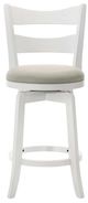 Armen Living Blair Fog/Gray Swivel Counter Stool-1
